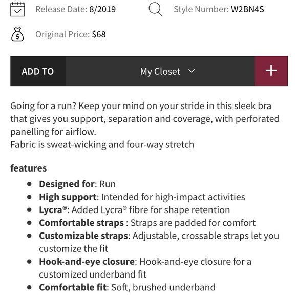 Lululemon Run Times Sports Bra - Picture 9 of 9